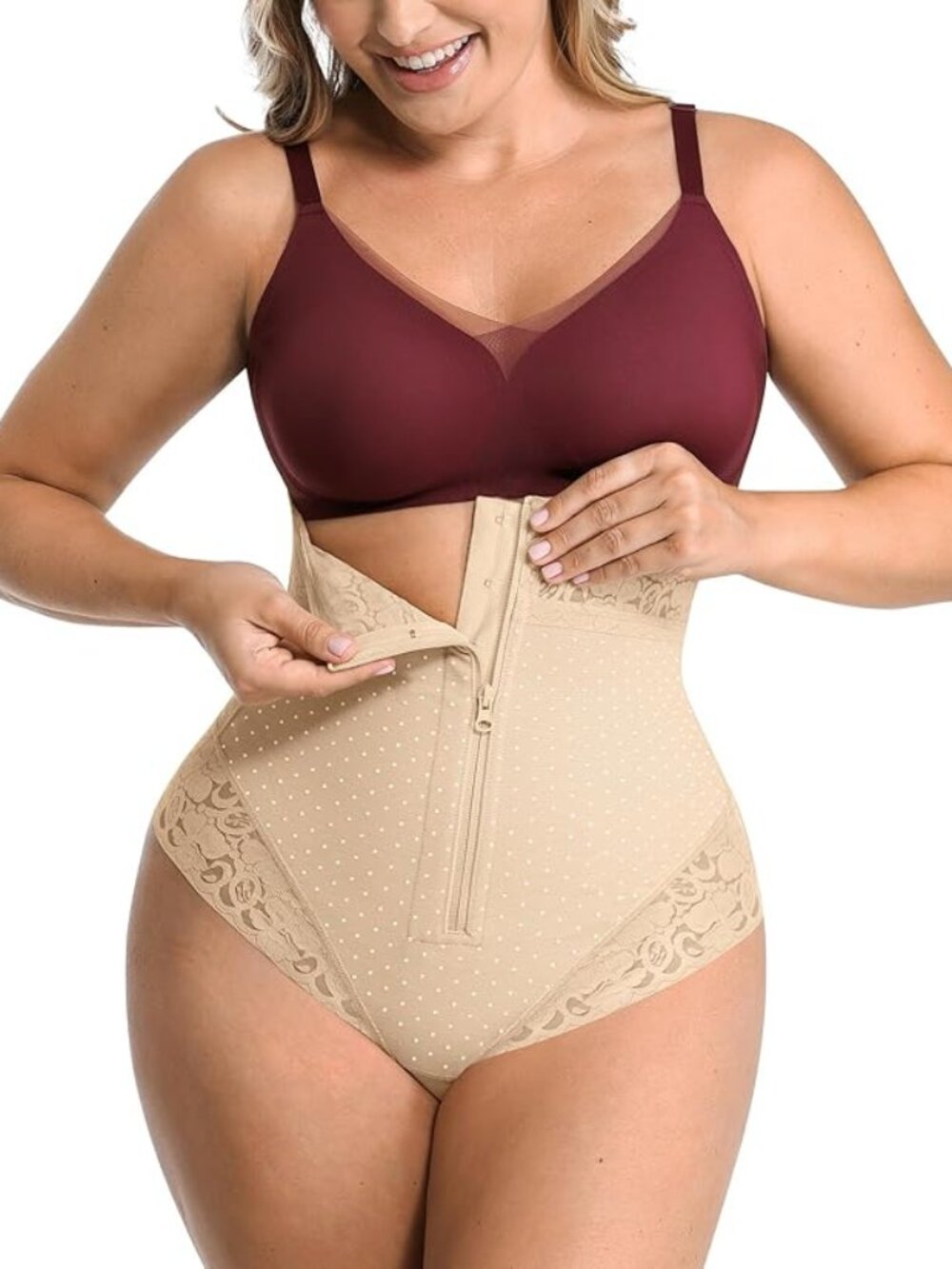 SHAPELLX Tummy Control Thong Shapewear